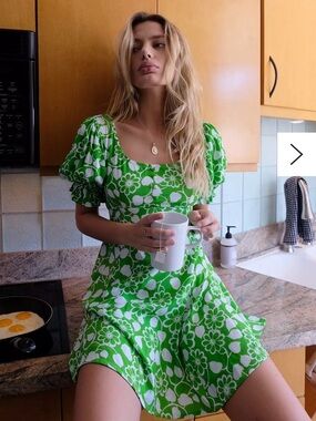 Faithfull The Brand La Barben Floral Mini Dress size L